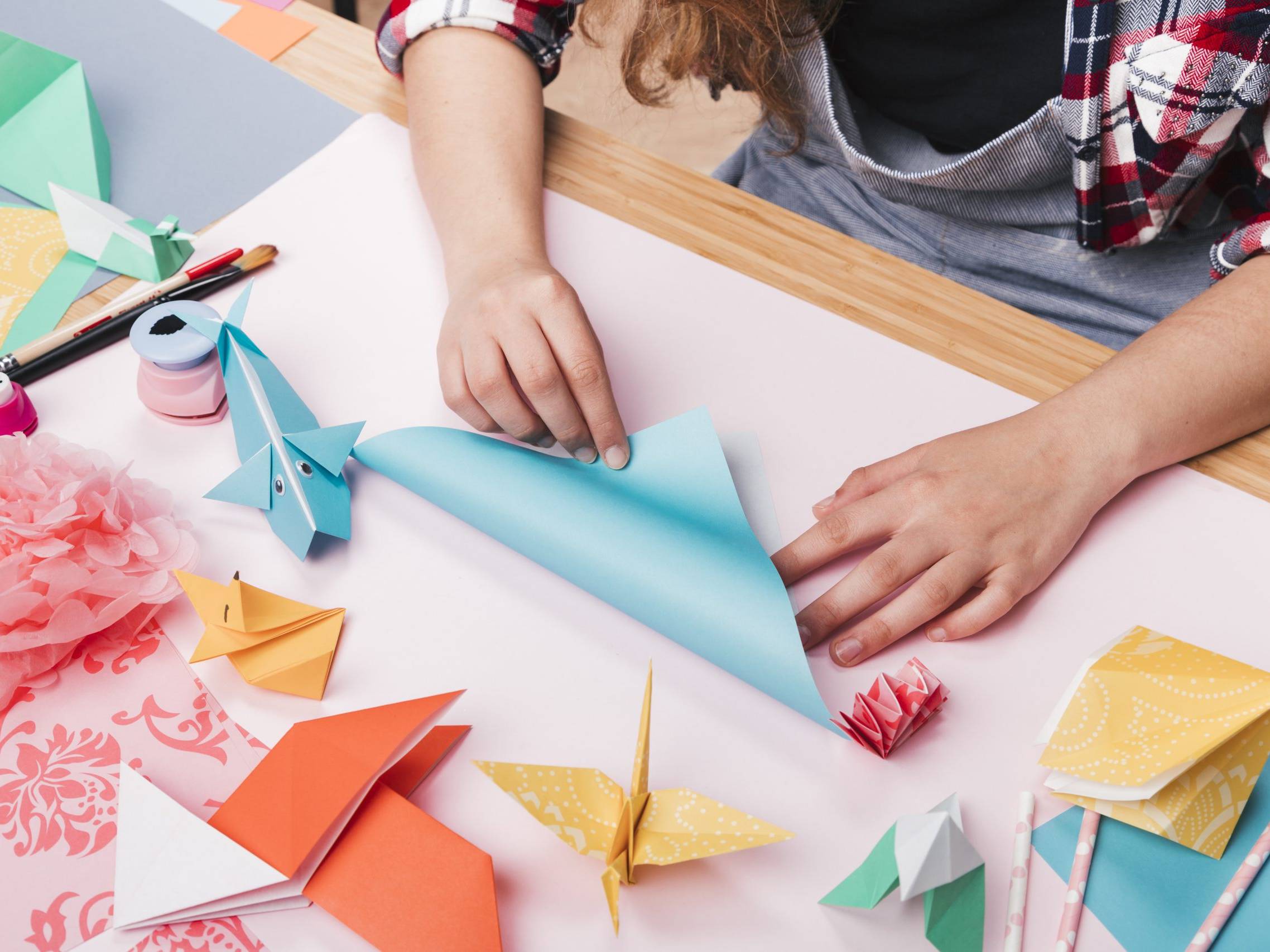 Jornada infantil figuras de papel